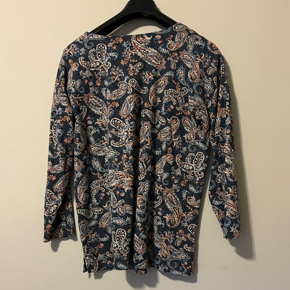 J. Jill navy tunic, size large. - Picture 3 of 8